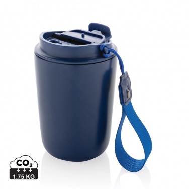Logotrade promotional product picture of: Cuppa RCS re-steel vacuum tumbler with lanyard