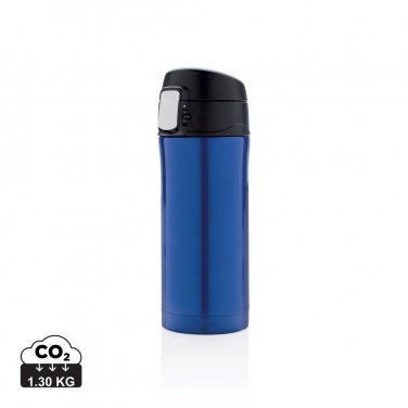 Logo trade corporate gift photo of: RCS Recycled stainless steel easy lock vacuum mug