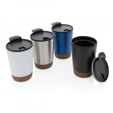 Logotrade promotional products photo of: GRS RPP stainless steel cork coffee tumbler