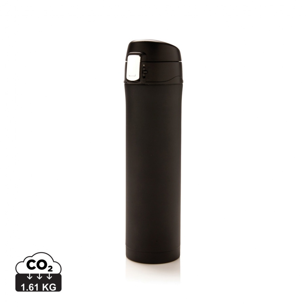 Logotrade promotional product picture of: RCS Re-steel easy lock vacuum flask