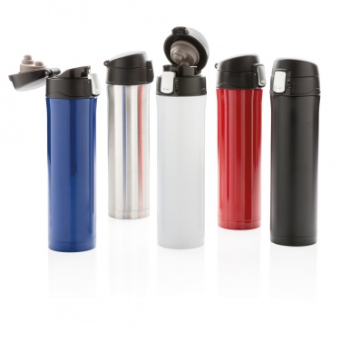 Logo trade promotional products image of: RCS Re-steel easy lock vacuum flask