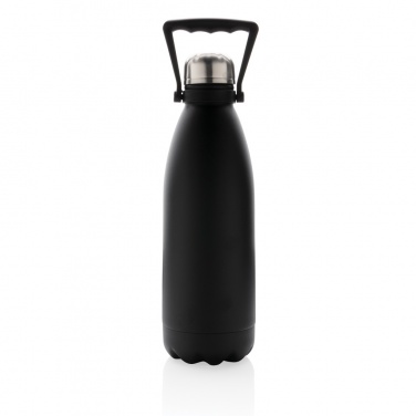 Logo trade promotional products picture of: RCS Recycled stainless steel large vacuum bottle 1.5L