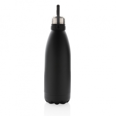 Logotrade promotional product picture of: RCS Recycled stainless steel large vacuum bottle 1.5L