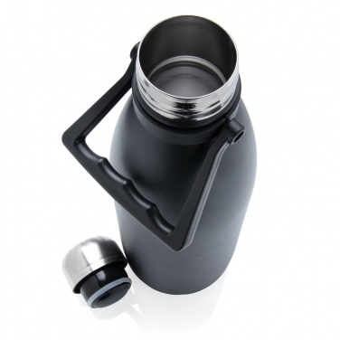 Logo trade promotional gifts image of: RCS Recycled stainless steel large vacuum bottle 1.5L