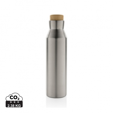 Logo trade business gift photo of: Gaia RCS certified recycled stainless steel vacuum bottle