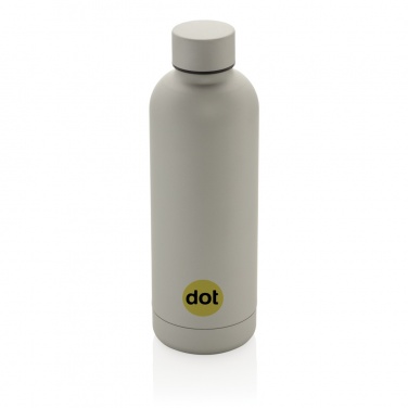 Logo trade business gifts image of: RCS Recycled stainless steel Impact vacuum bottle