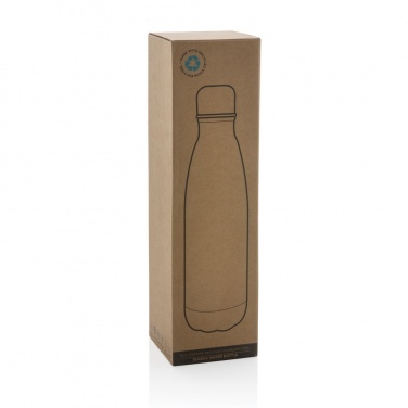 Logotrade promotional giveaway image of: Eureka RCS certified re-steel single wall water bottle
