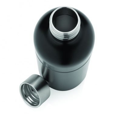 Logo trade promotional item photo of: Soda RCS certified re-steel carbonated drinking bottle