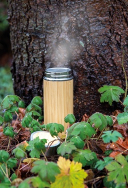 Logotrade promotional items photo of: Leak proof bamboo vacuum bottle