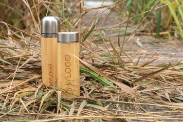 Logotrade promotional gift image of: Leak proof bamboo vacuum bottle