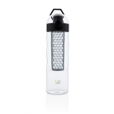 Logo trade promotional merchandise image of: Honeycomb lockable leak proof infuser bottle