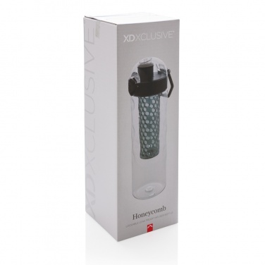 Logo trade promotional product photo of: Honeycomb lockable leak proof infuser bottle