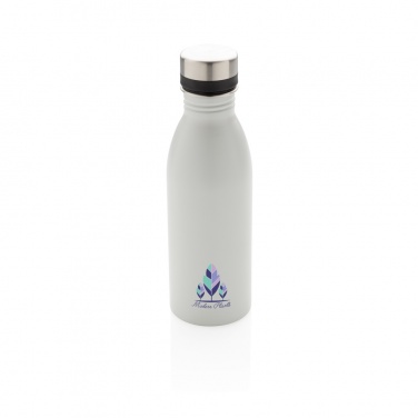 Logo trade promotional giveaway photo of: Deluxe stainless steel water bottle