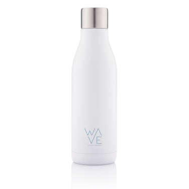 Logo trade promotional item photo of: UV-C steriliser vacuum stainless steel bottle