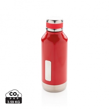Logotrade promotional gift image of: Leak proof vacuum bottle with logo plate