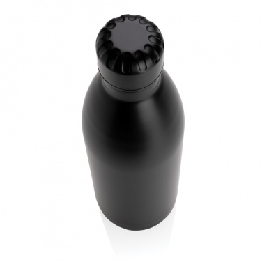 Logo trade promotional products image of: Solid colour vacuum stainless steel bottle 1L