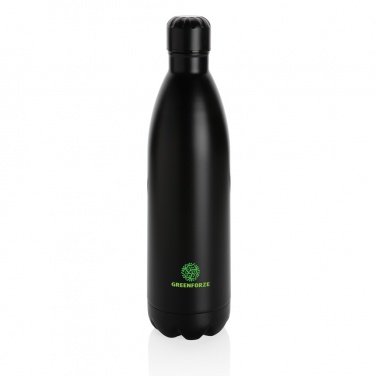 Logotrade business gifts photo of: Solid colour vacuum stainless steel bottle 1L