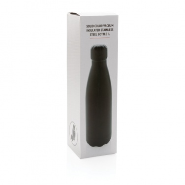 Logotrade promotional items photo of: Solid colour vacuum stainless steel bottle 1L