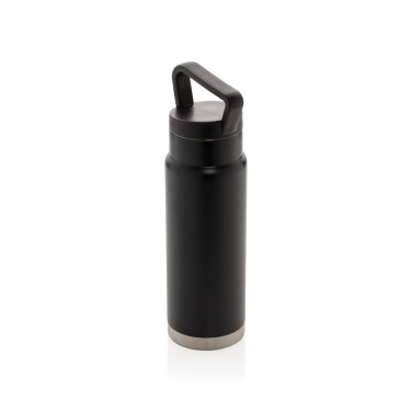 Logo trade promotional gifts image of: Leakproof vacuum on-the-go bottle with handle