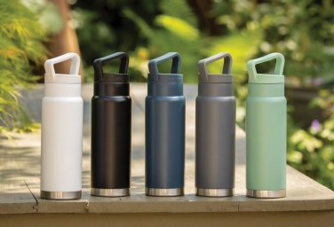 Logo trade corporate gift photo of: Leakproof vacuum on-the-go bottle with handle