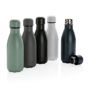 Logotrade promotional item image of: Solid colour vacuum stainless steel bottle 260ml
