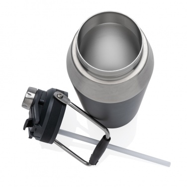 Logotrade promotional giveaways photo of: Vacuum stainless steel dual function lid bottle 1L