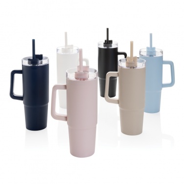 Logo trade advertising products image of: Tana RCS plastic tumbler with handle 900ml