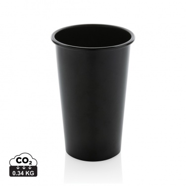 Logo trade promotional gift photo of: Alo RCS recycled aluminium lightweight cup 450ml