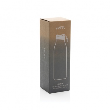 Logotrade promotional giveaway image of: Avira Avior RCS Re-steel bottle 500 ML