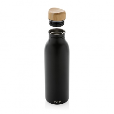 Logotrade promotional giveaway picture of: Avira Alcor RCS Re-steel single wall water bottle 600 ML