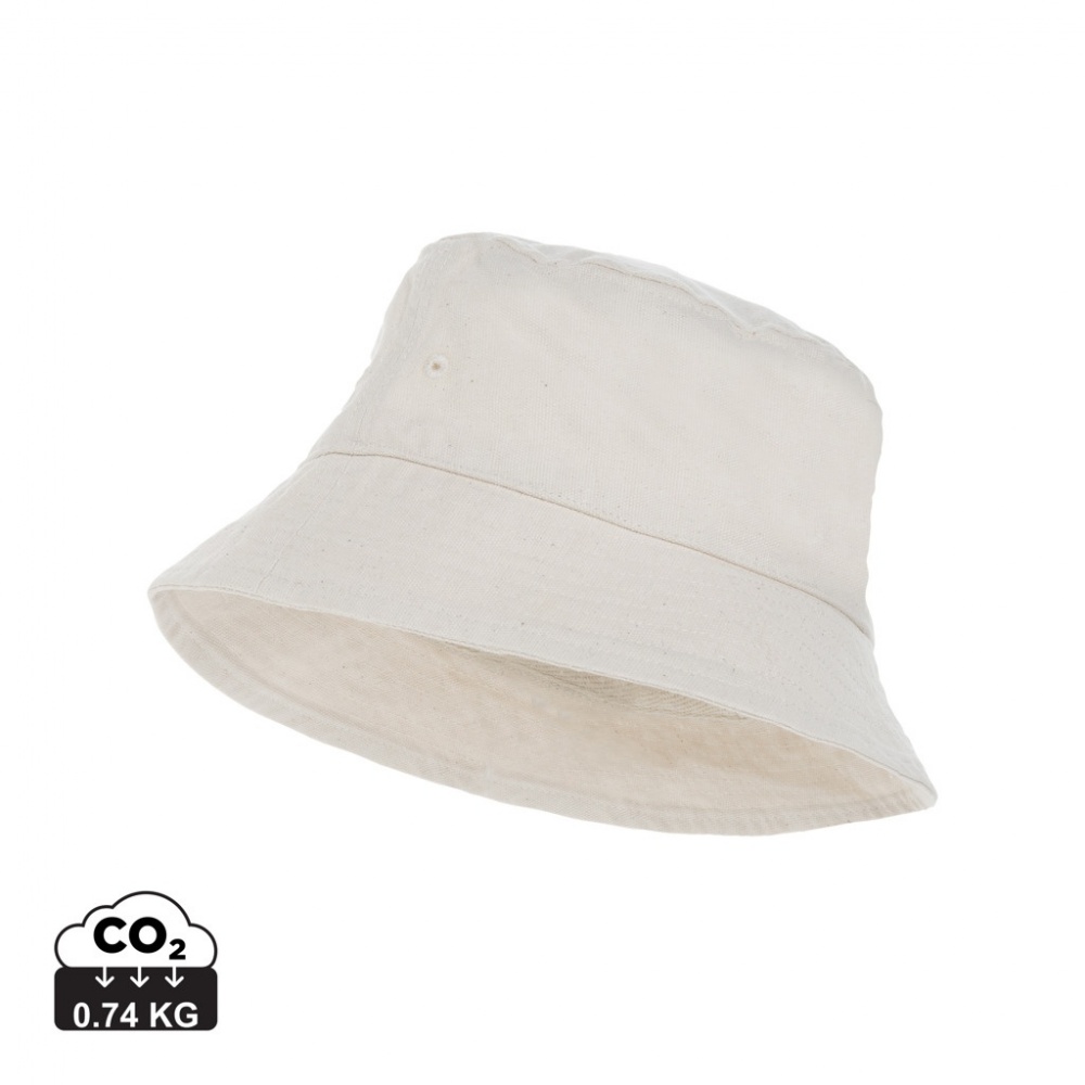Logotrade promotional gift image of: Impact Aware™ 285 gsm rcanvas one size bucket hat undyed