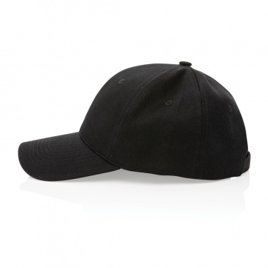 Logo trade business gift photo of: Impact 6 panel 280gr Recycled cotton cap with AWARE™ tracer