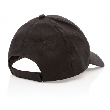 Logo trade promotional giveaways picture of: Impact 6 panel 190gr Recycled cotton cap with AWARE™ tracer