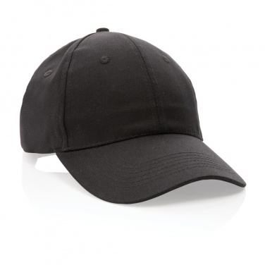 Logo trade promotional merchandise photo of: Impact 6 panel 190gr Recycled cotton cap with AWARE™ tracer