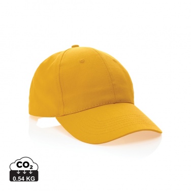 Logo trade advertising product photo of: Impact 6 panel 190gr Recycled cotton cap with AWARE™ tracer