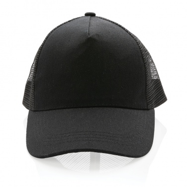 Logotrade promotional items photo of: Impact AWARE™ Brushed rcotton 5 panel trucker cap 190gr