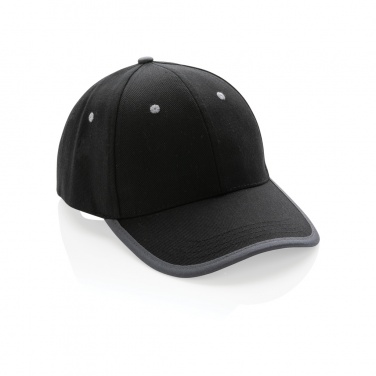Logotrade promotional gift image of: Impact AWARE™ Brushed rcotton 6 panel contrast cap 280gr