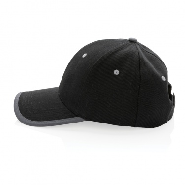 Logo trade promotional item photo of: Impact AWARE™ Brushed rcotton 6 panel contrast cap 280gr