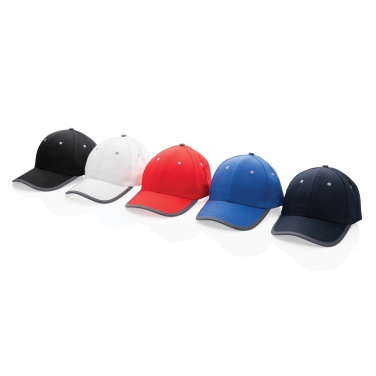 Logotrade promotional giveaway image of: Impact AWARE™ Brushed rcotton 6 panel contrast cap 280gr