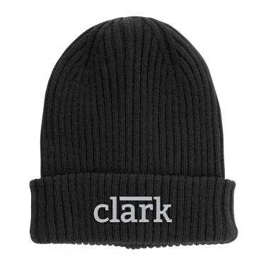 Logo trade promotional merchandise image of: Impact AWARE™  Polylana® double knitted beanie