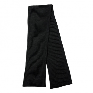Logo trade business gift photo of: Impact AWARE™ Polylana® knitted scarf 180 x 25cm