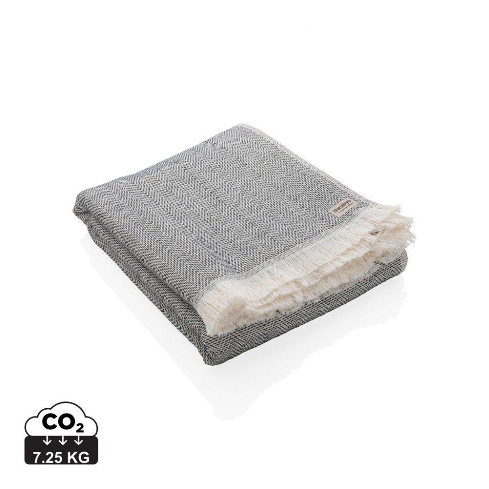 Logo trade promotional giveaways image of: Ukiyo Hisako AWARE™ 4 Seasons towel/blanket 100x180