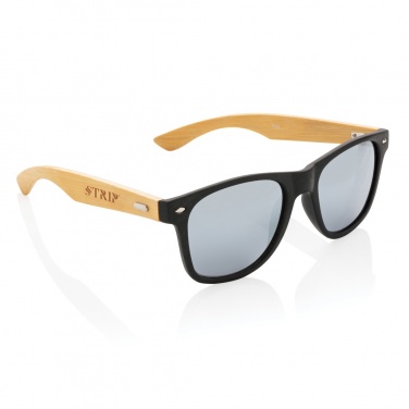 Logotrade advertising products photo of: Bamboo and RCS recycled plastic sunglasses