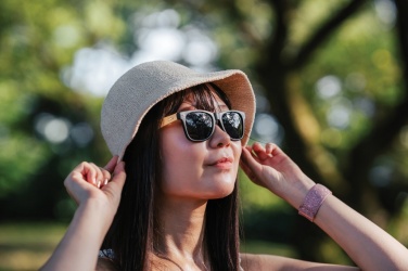 Logotrade promotional products photo of: Bamboo and RCS recycled plastic sunglasses
