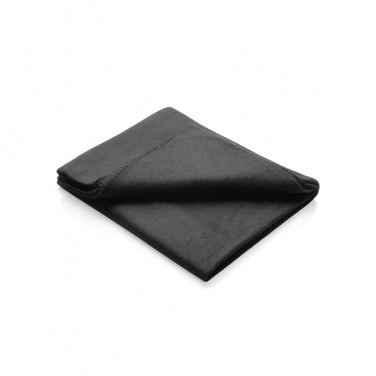 Logo trade promotional products image of: Fleece blanket in pouch