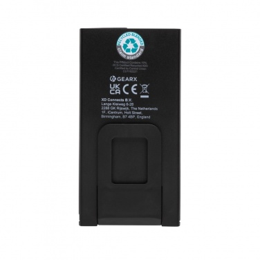 Logo trade promotional giveaways image of: Gear X RCS recycled plastic USB pocket work light 260 lumen