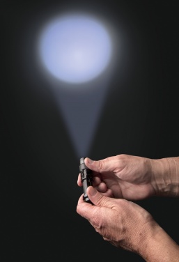 Logo trade promotional giveaways picture of: 3W pocket CREE torch