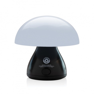 Logotrade advertising product image of: Luming RCS recycled plastic USB re-chargeable table lamp
