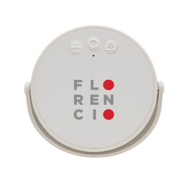 Logo trade promotional items image of: Aurora RCS recycled plastic USB re-chargeable table lamp