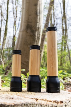 Logotrade corporate gifts photo of: Lucid 5W RCS certified recycled plastic & bamboo torch